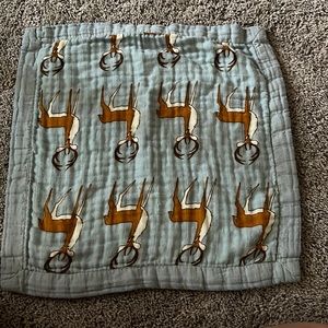 Deer burp cloth baby